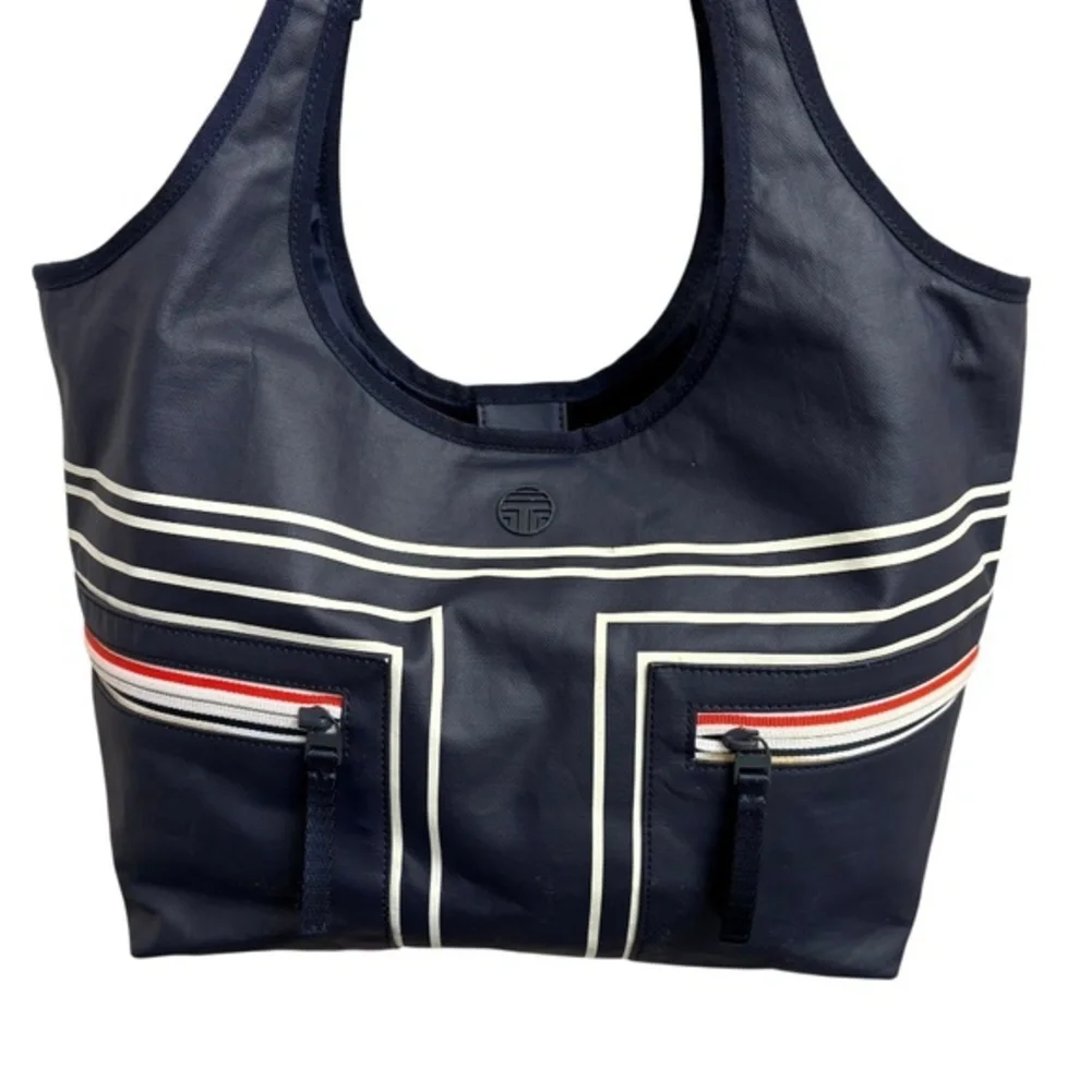 Tory Burch sport blue tote bag